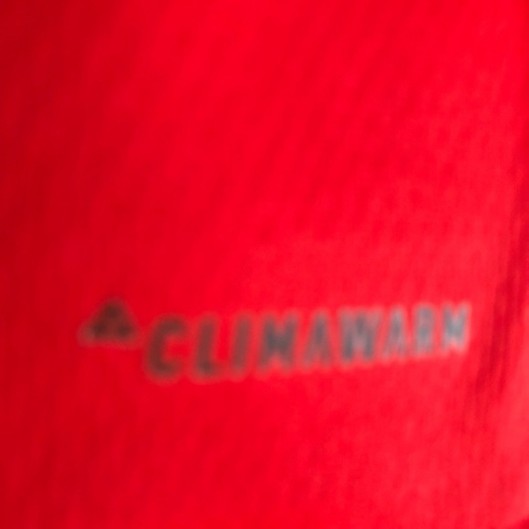 Adidas Men's Team Issue Climawarm Logo Hoodie Sz. L Red Large Mesh Lining - Picture 8 of 8